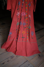 Vintage Mexican Oaxana Embroidered Dress