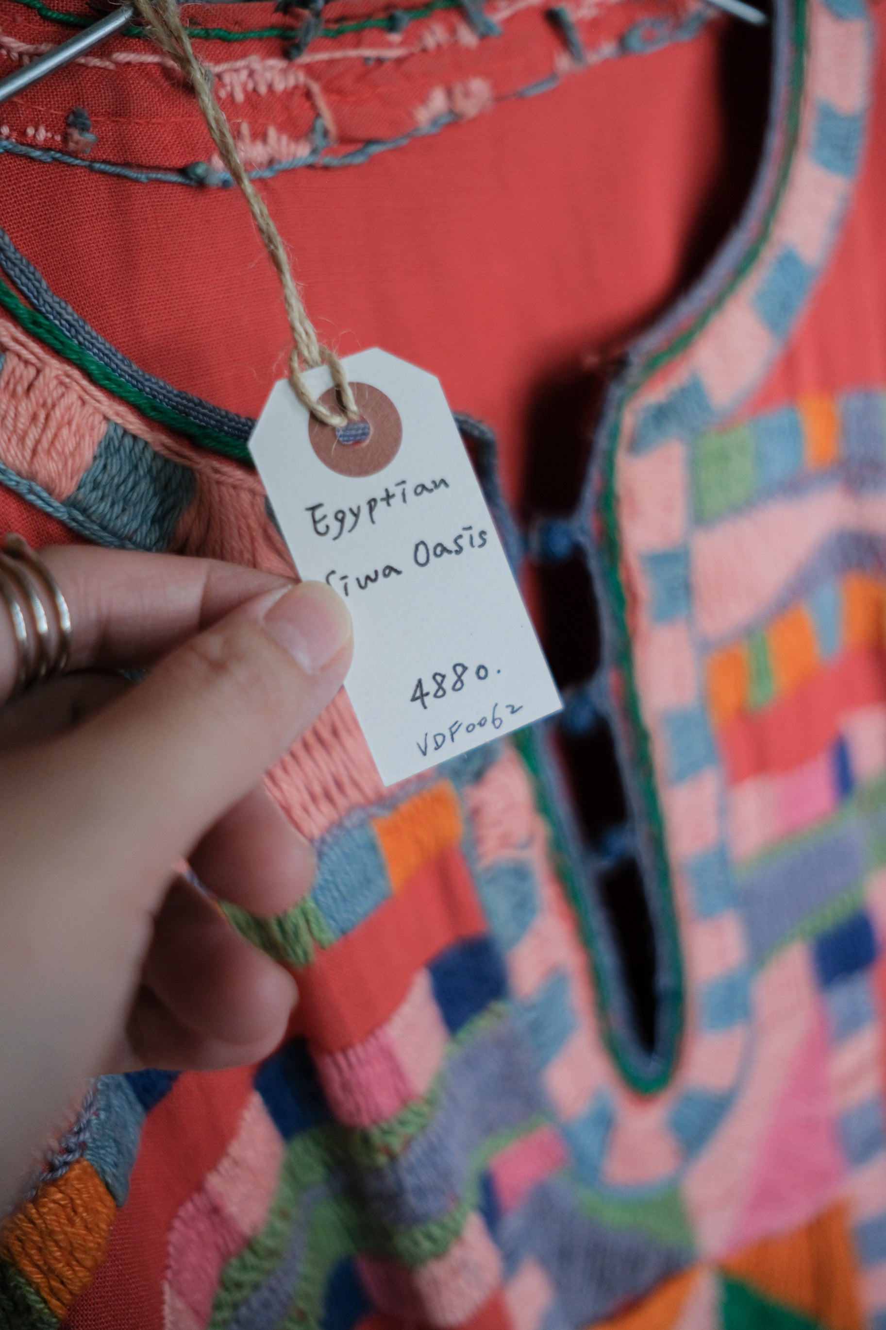 Vintage Mexican Oaxana Embroidered Dress