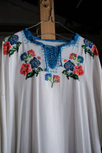 1970's East Europe Embroidered Folk Kaftan / 古著東歐刺繡民族長袍