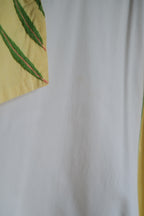1970's 2 Tone Embroidered Art Applique Kaftan / 古著撞色嵌花刺繡長袍