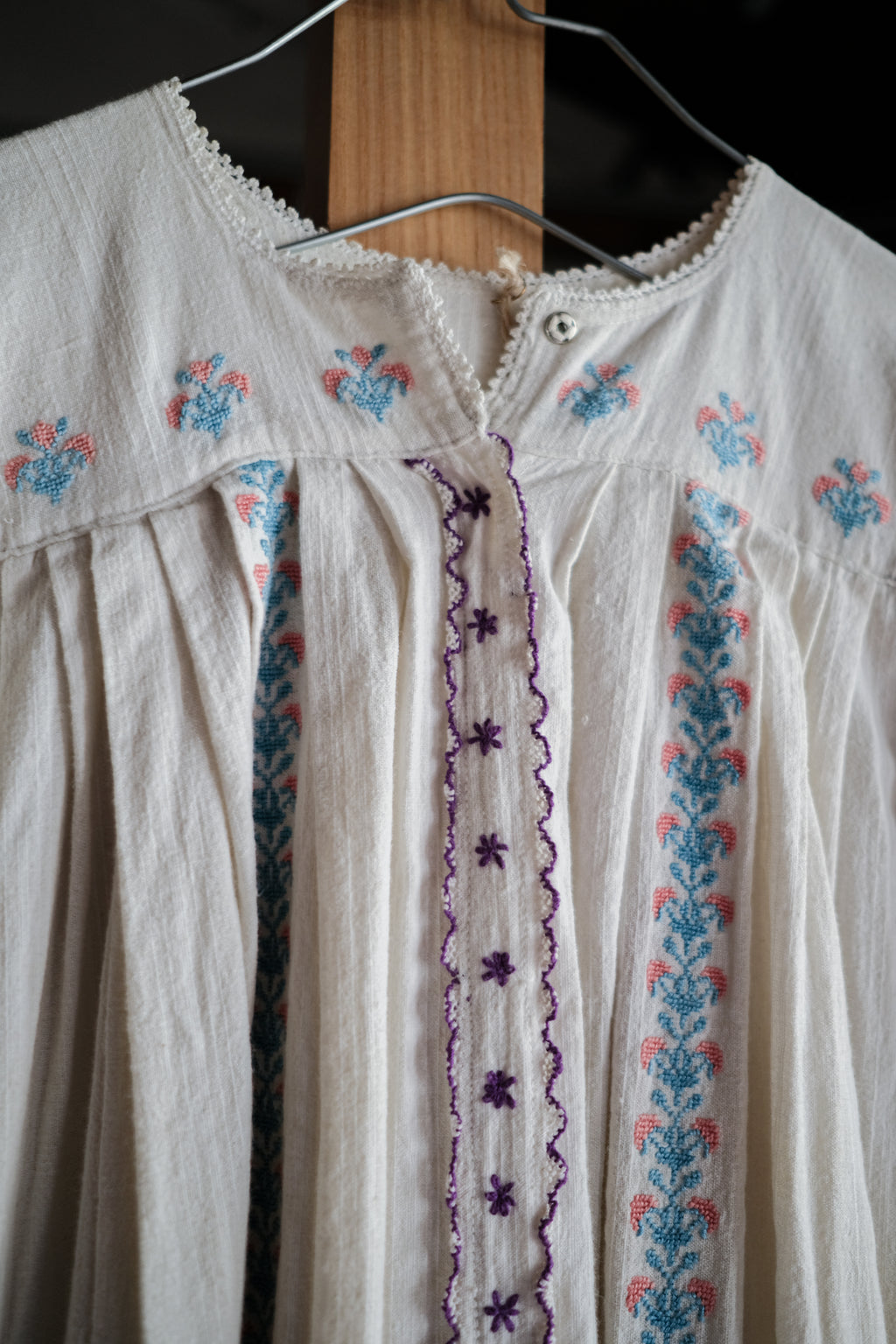 1950-1960’s East Europe Hand Made Kaftan / 古著東歐手工製刺繡長袍