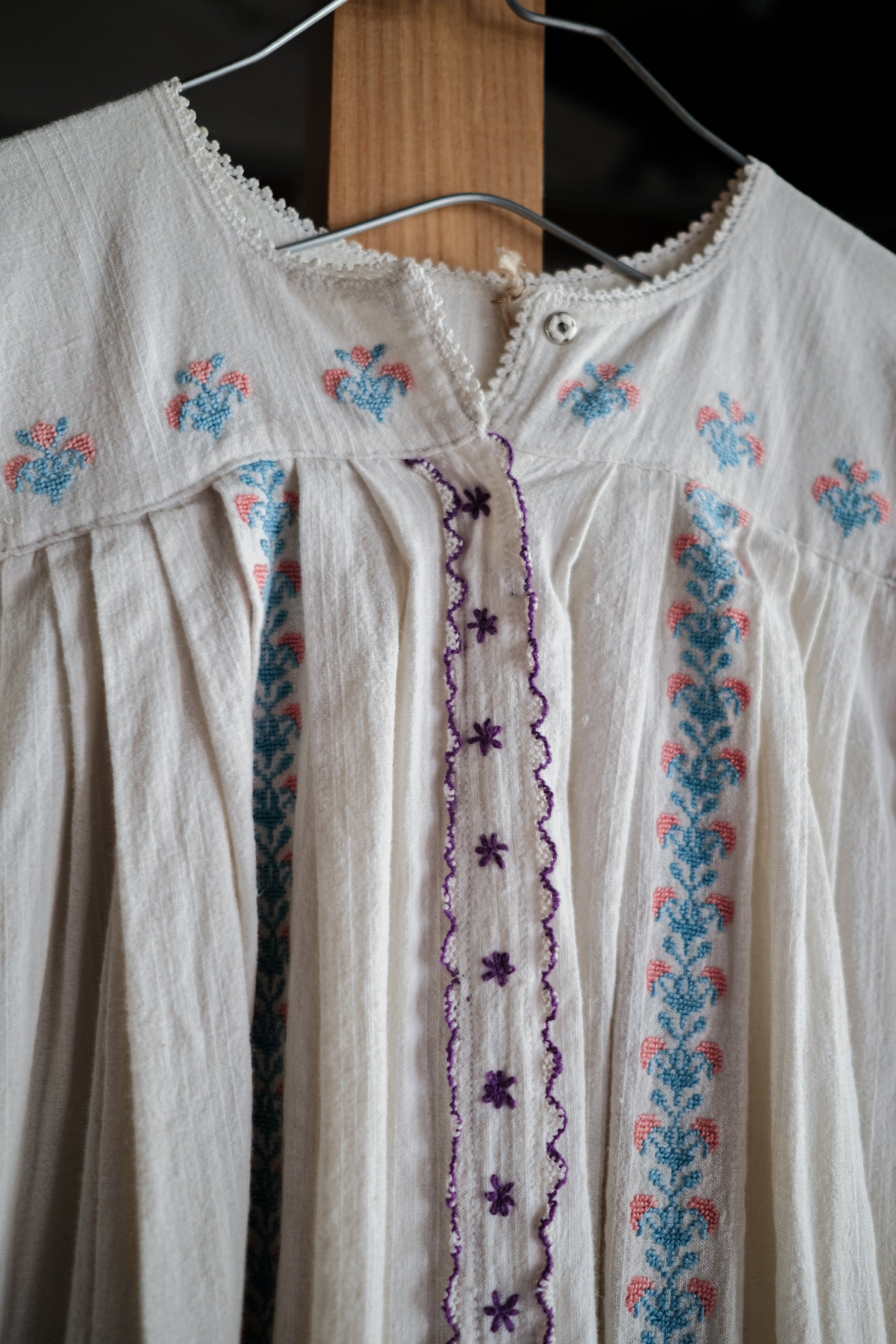 1950-1960’s East Europe Hand Made Kaftan / 古著東歐手工製刺繡長袍