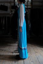 1970's Europe Embroidered Prairie Dress / 歐洲古著刺繡洋裝