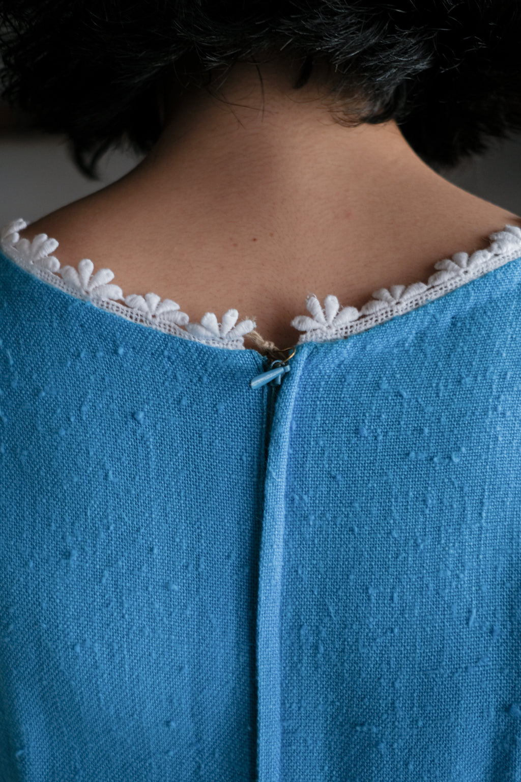 1970's Europe Embroidered Prairie Dress / 歐洲古著刺繡洋裝