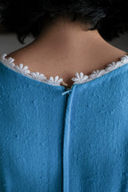 1970's Europe Embroidered Prairie Dress / 歐洲古著刺繡洋裝