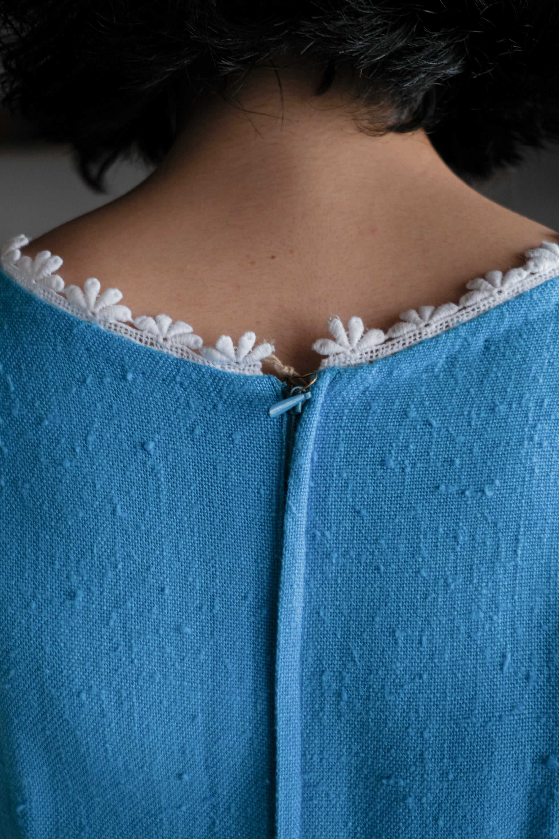 1970's Europe Embroidered Prairie Dress / 歐洲古著刺繡洋裝