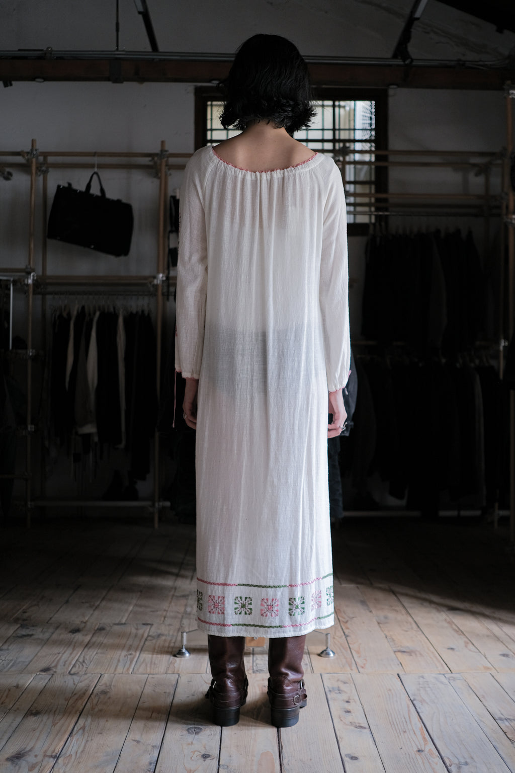 Vintage Mexican Oaxana Embroidered Dress