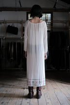 Vintage Mexican Oaxana Embroidered Dress