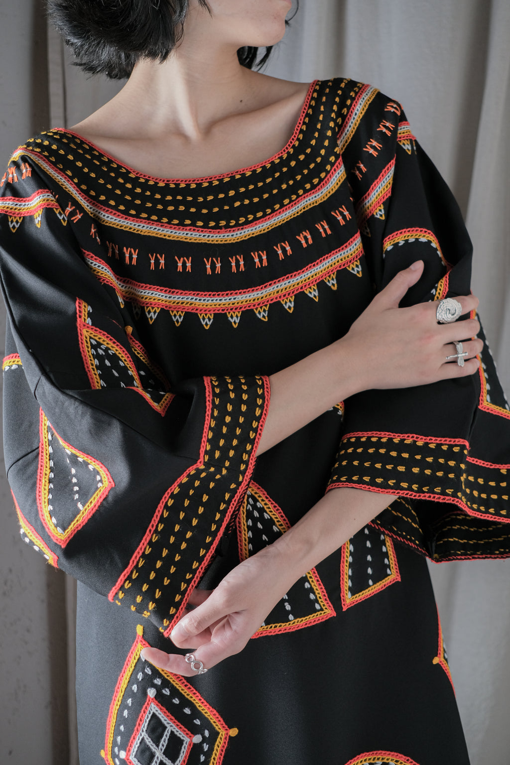 1980's Cameroon Folk Smock / 喀麥隆古著民族罩衫