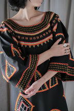 1980's Cameroon Folk Smock / 喀麥隆古著民族罩衫