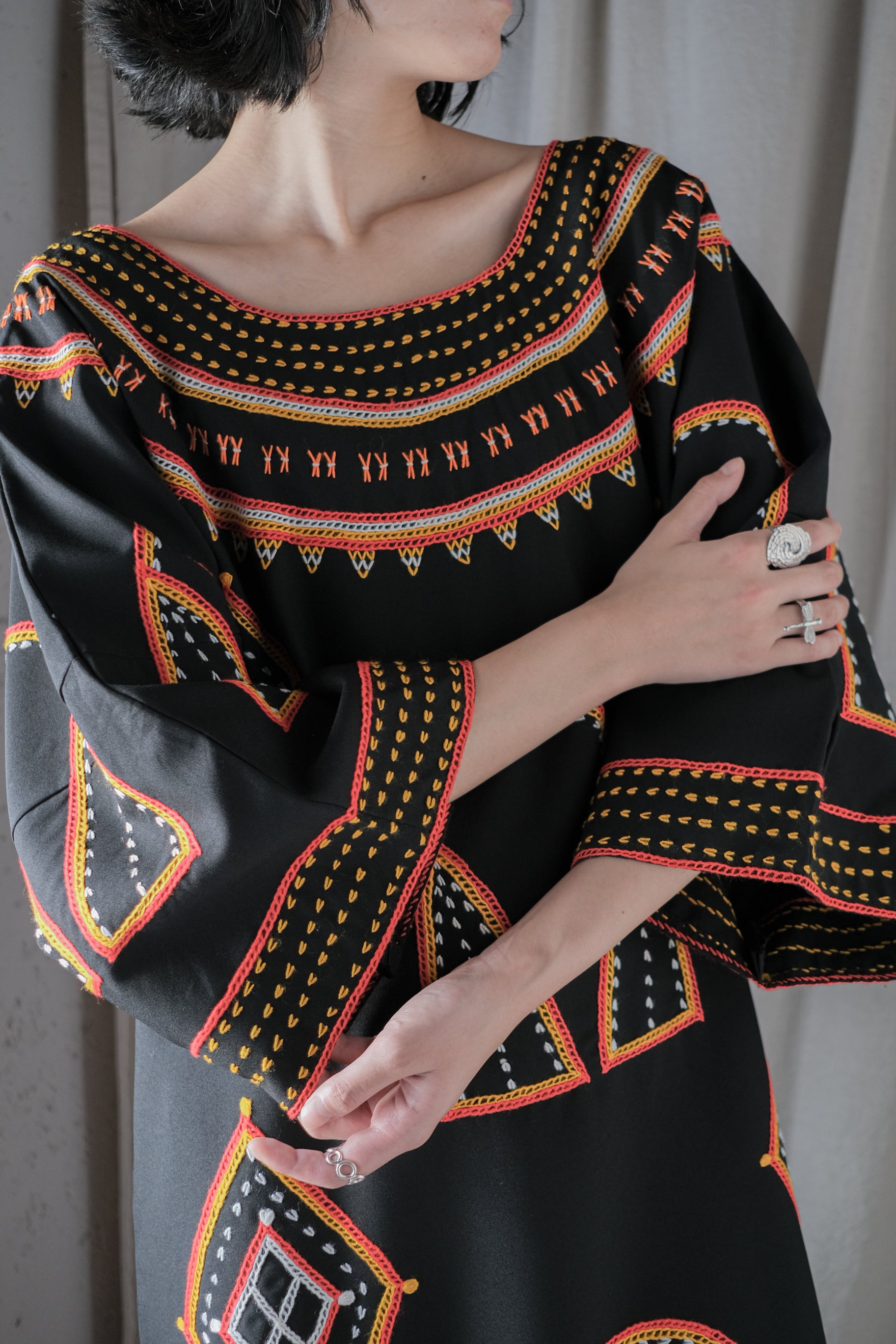 1980's Cameroon Folk Smock / 喀麥隆古著民族罩衫