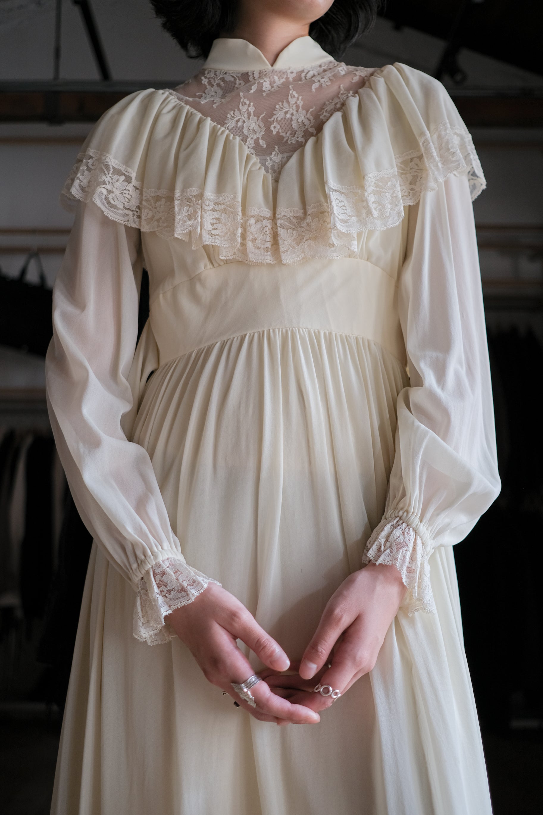 Vintage Mexican Oaxana Embroidered Dress