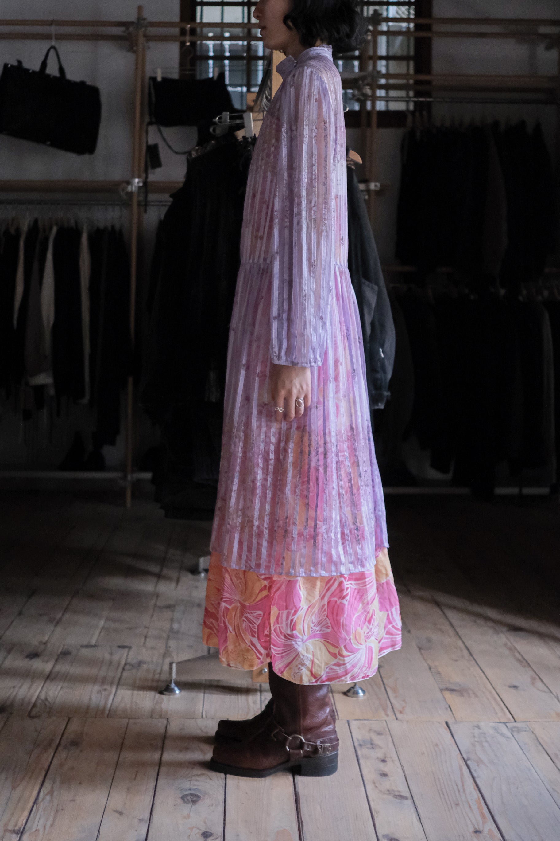 Vintage Mexican Oaxana Embroidered Dress