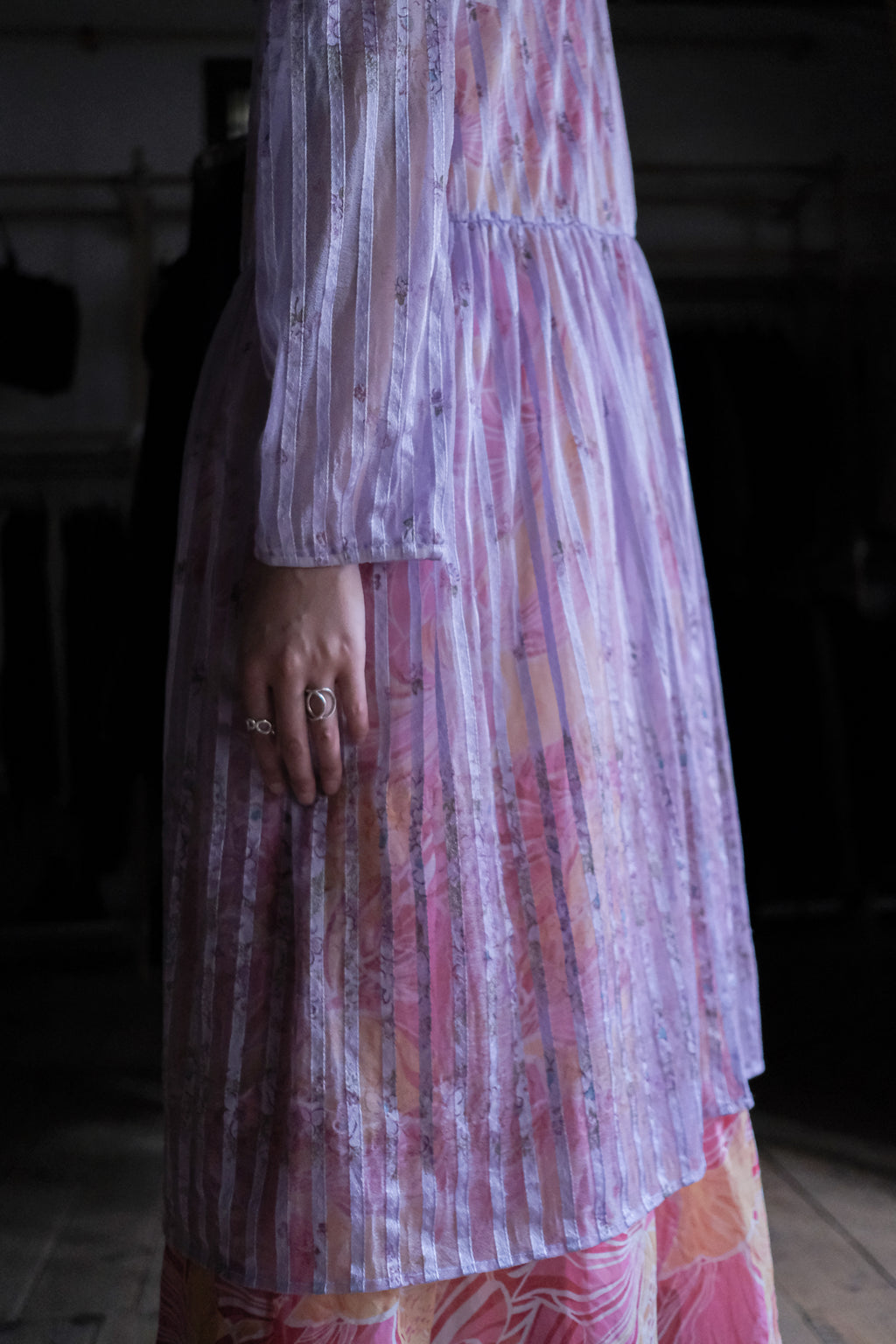 Vintage Mexican Oaxana Embroidered Dress