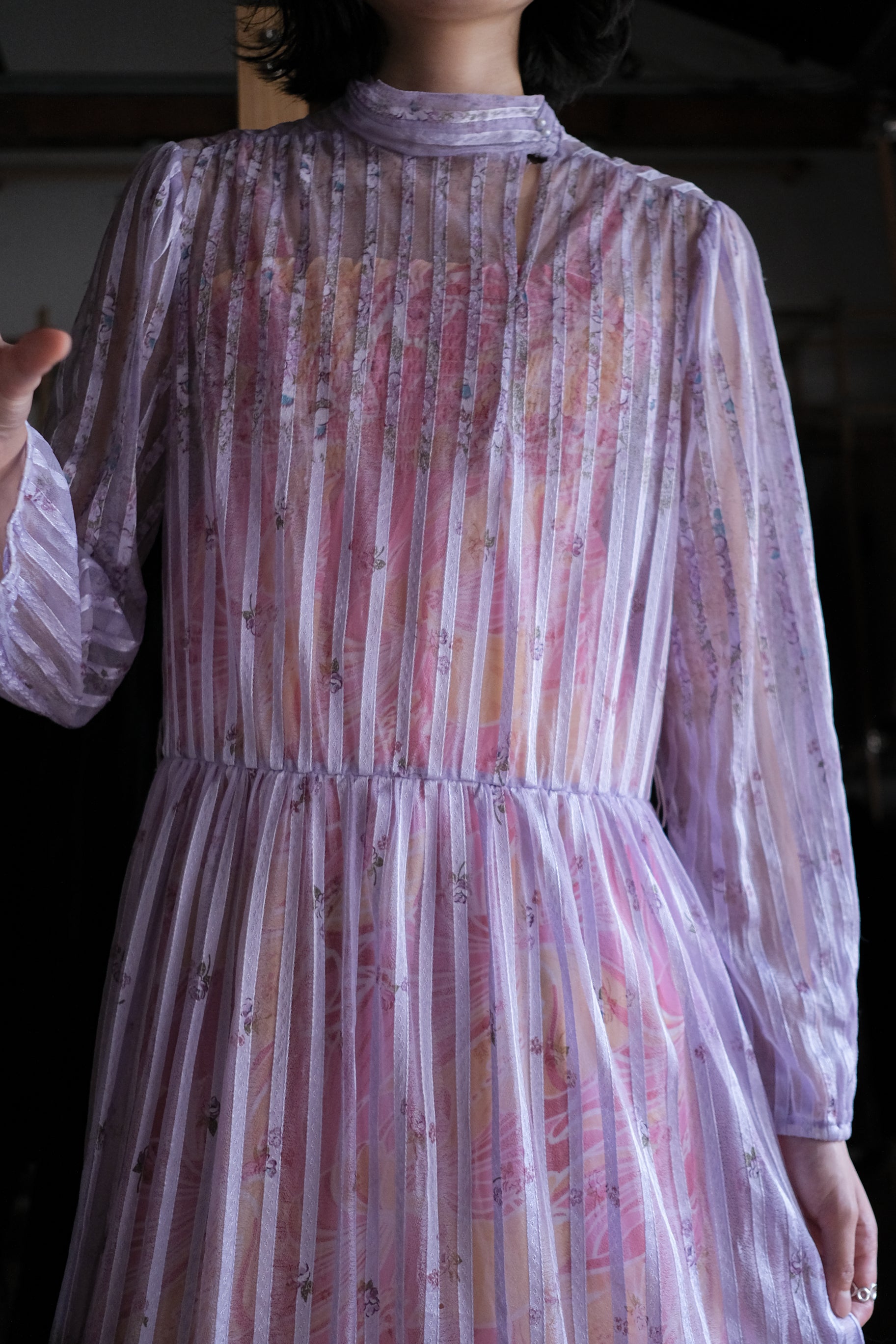 Vintage Mexican Oaxana Embroidered Dress