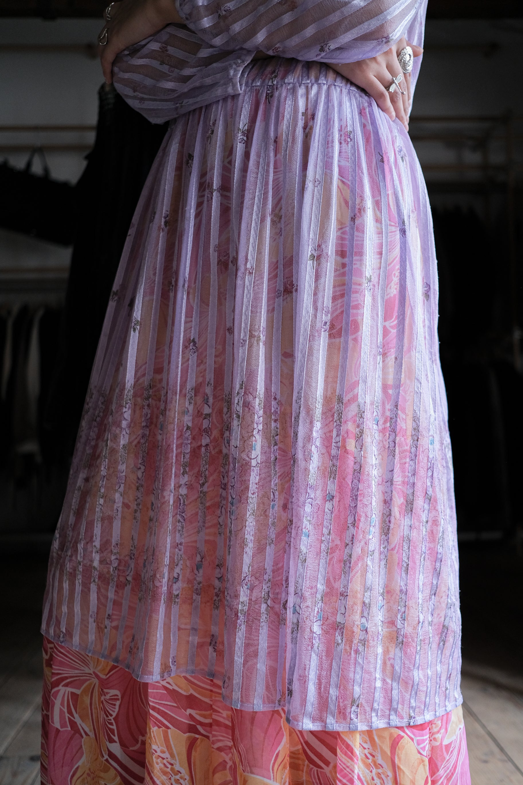 Vintage Mexican Oaxana Embroidered Dress