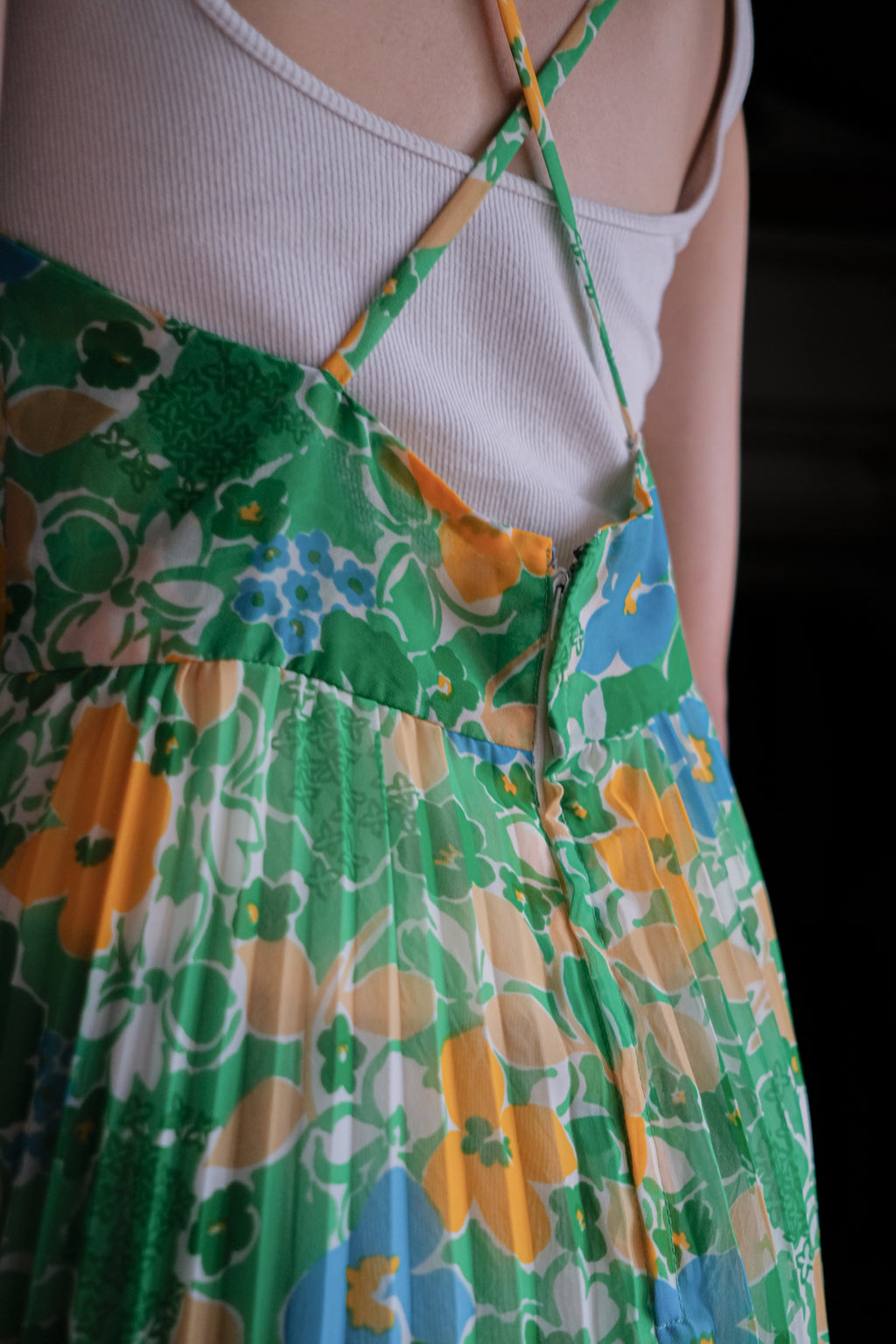 Vintage Mexican Oaxana Embroidered Dress