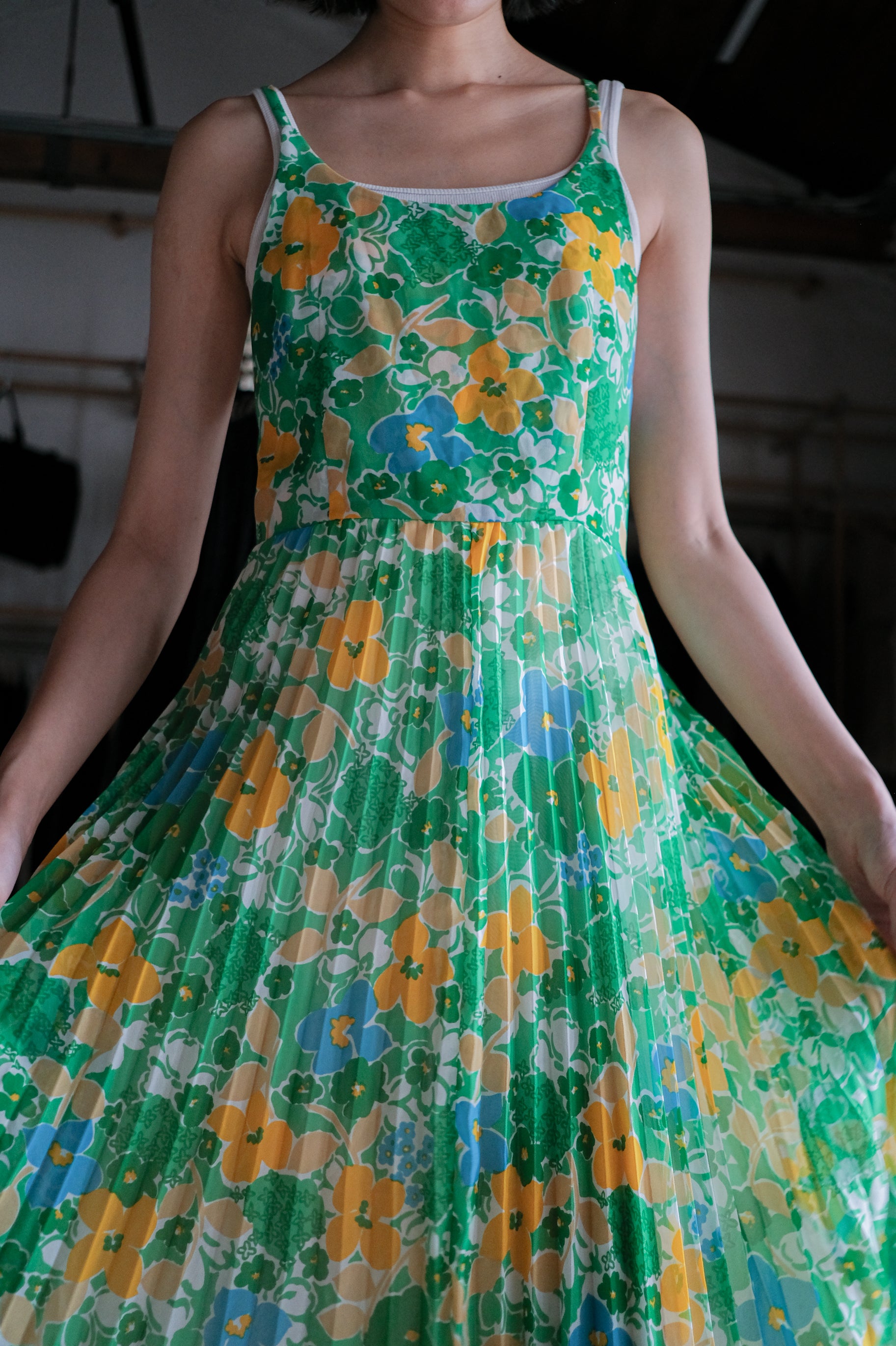 Vintage Mexican Oaxana Embroidered Dress