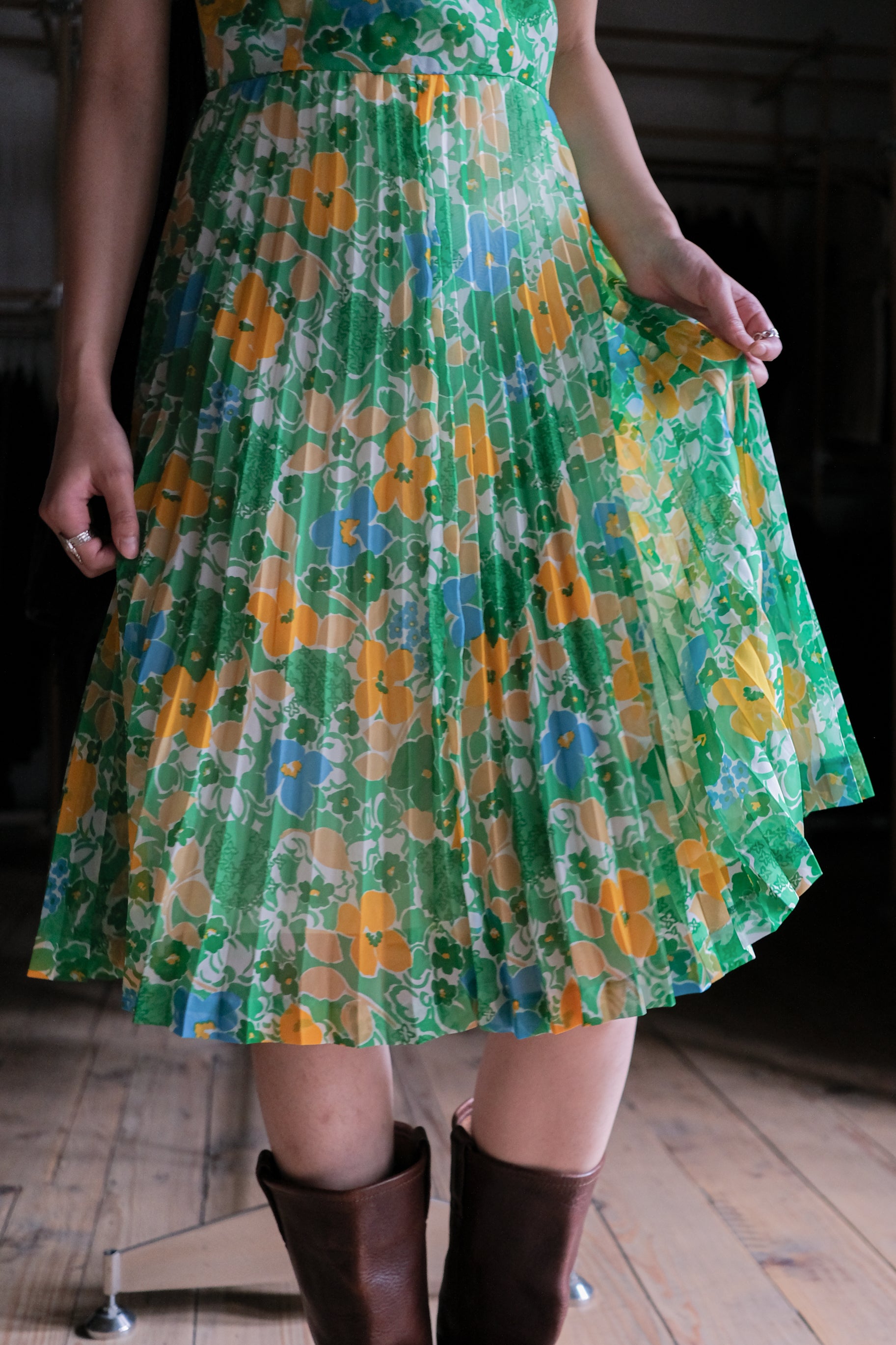 Vintage Mexican Oaxana Embroidered Dress