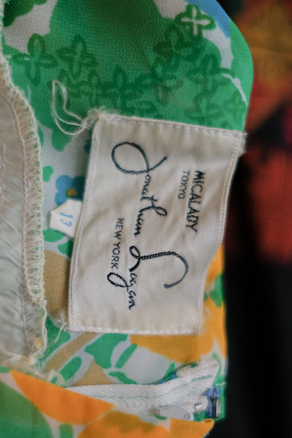 Vintage Mexican Oaxana Embroidered Dress