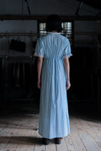 Vintage Nightgown Sheer Dress / 古著水色點點透膚睡袍洋裝