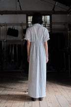 Vintage Nightgown Sheer Dress / 古著滿花透膚睡袍洋裝