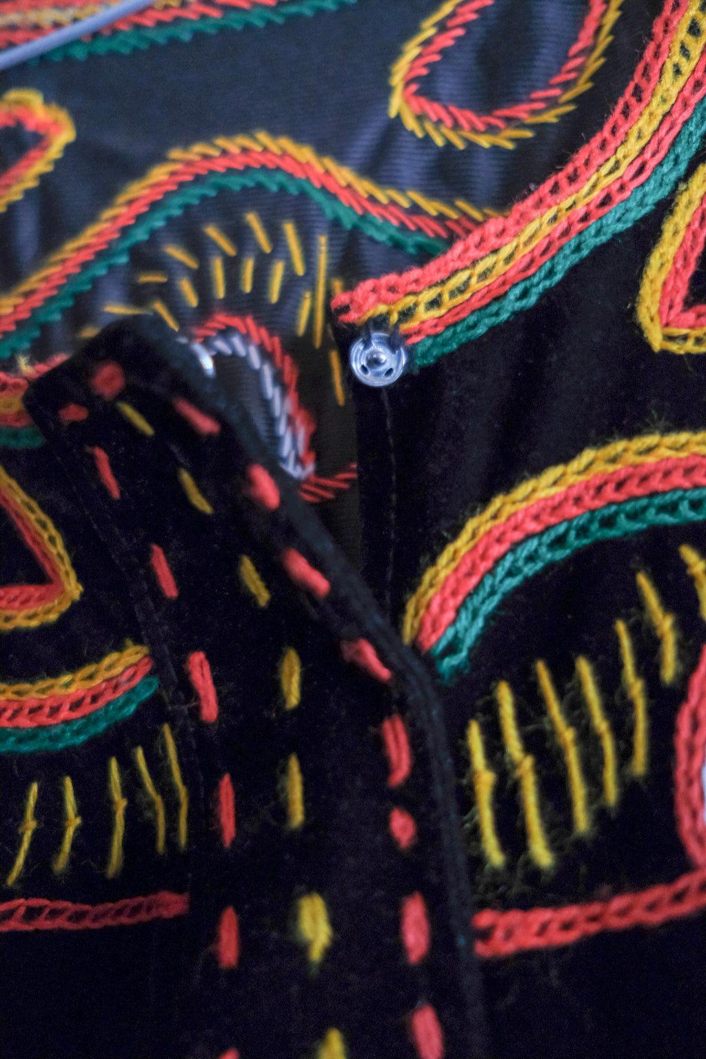 Vintage Mexican Oaxana Embroidered Dress