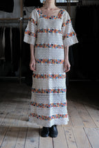 Vintage Mexican Oaxana Embroidered Dress