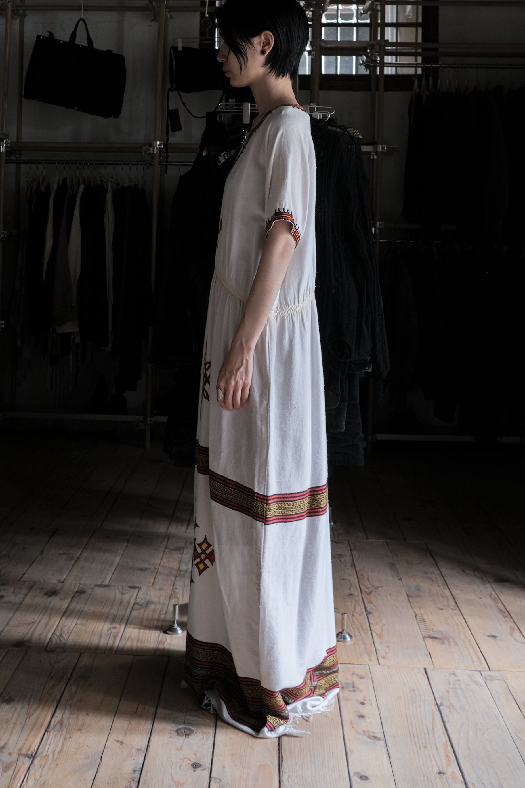 Ethiopian Kemis Kaftan / 衣索比亞傳統刺繡長袍
