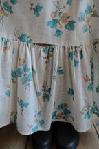 1970's Vintage Gunne Sax Style Floral Prairie Maxi Dress / 古著碎花草原風長洋裝