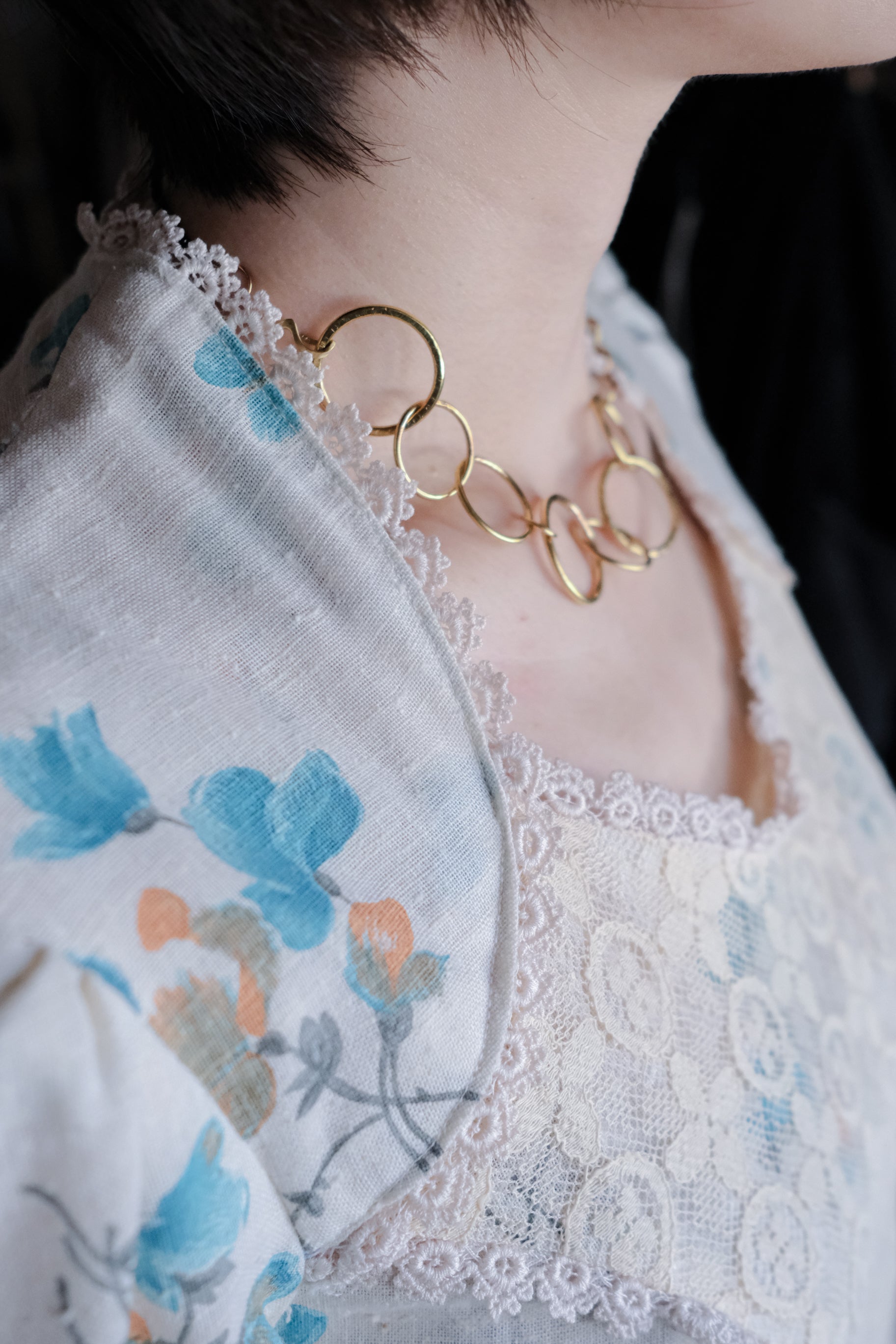 1970's Vintage Gunne Sax Style Floral Prairie Maxi Dress / 古著碎花草原風長洋裝