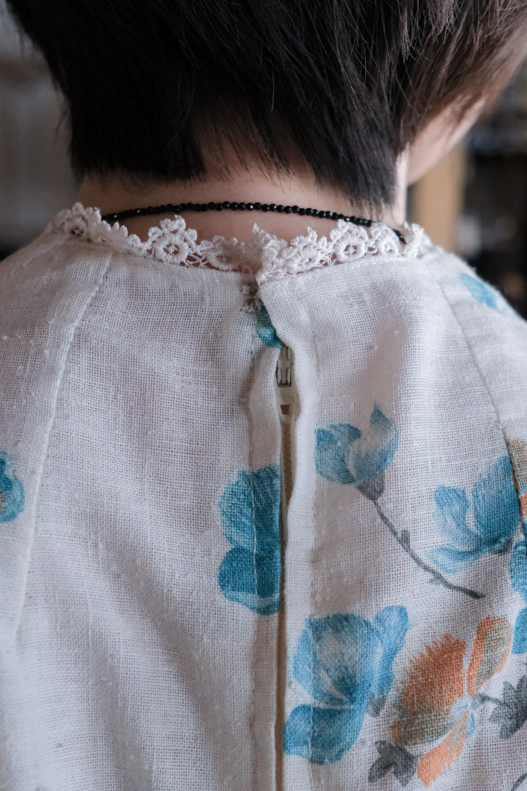 1970's Vintage Gunne Sax Style Floral Prairie Maxi Dress / 古著碎花草原風長洋裝