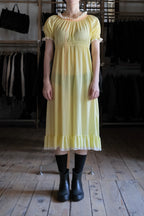 Vintage Mexican Oaxana Embroidered Dress