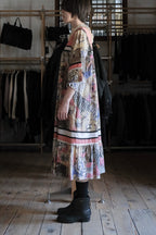 Vintage Animal Safari Graphic Print Muumuu Dress / 古著叢林萬獸印花穆穆洋裝