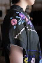 Vintage Mexican Oaxana Embroidered Dress