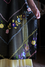 Vintage Mexican Oaxana Embroidered Dress