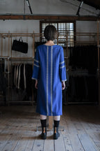 1970's Greek Yannis G. Nikou Hand Woven Kaftan / 希臘古著手工織纹圖騰長袍