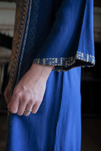 1970's Greek Yannis G. Nikou Hand Woven Kaftan / 希臘古著手工織纹圖騰長袍