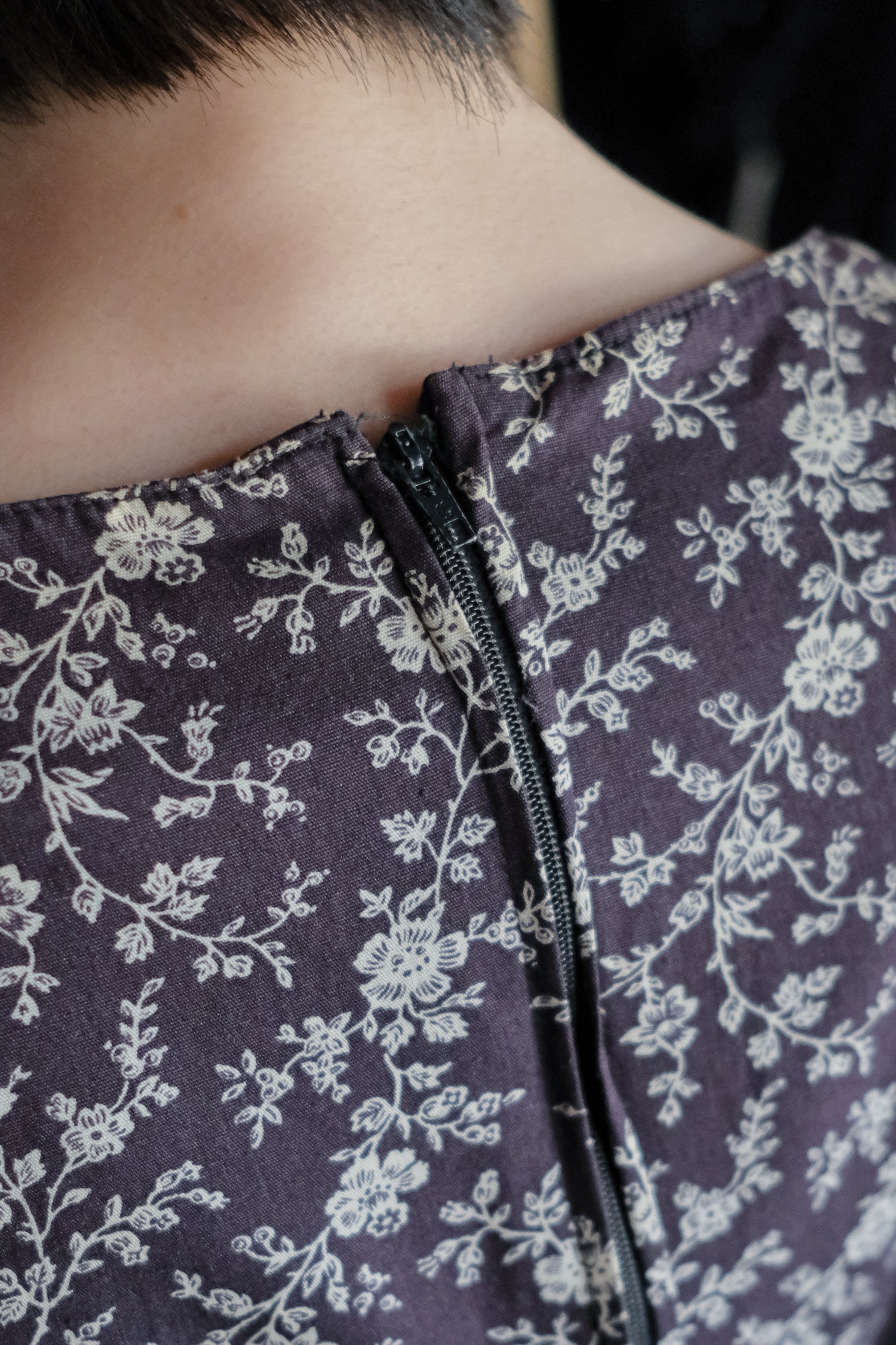 Vintage Shawn Originals Floral Square Neck Dress / 古著方領碎花洋裝