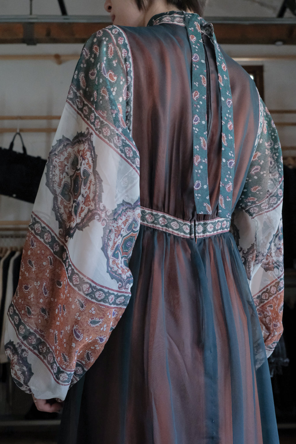 Vintage Mexican Oaxana Embroidered Dress