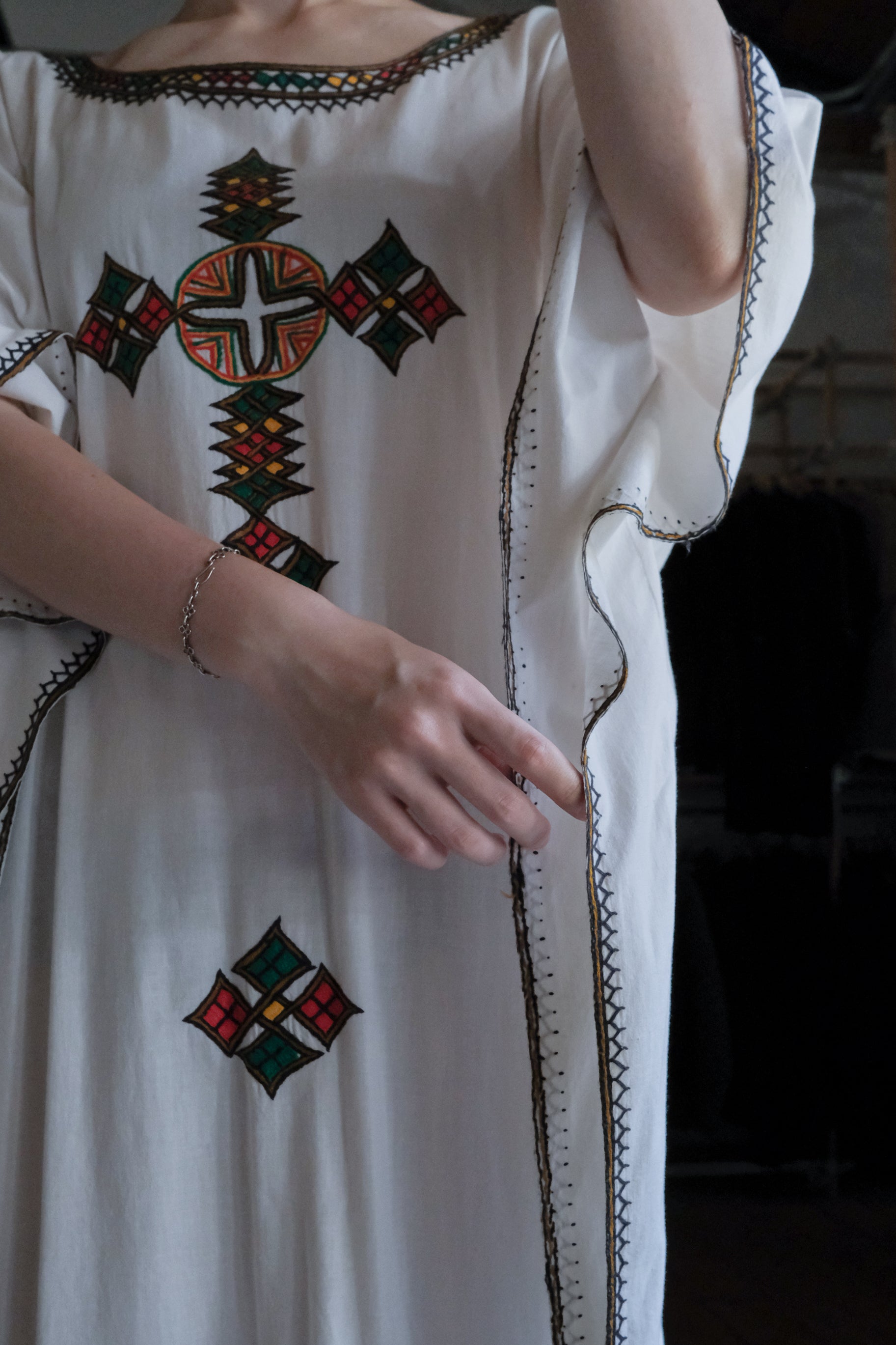 Ethiopian Habesha Embroidered Kaftan / 衣索比亞傳統刺繡長袍