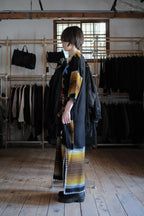 Mexican Vintage Cross-Stitch Huipil Belted Kaftan / 墨西哥古著十字繡綁帶長袍
