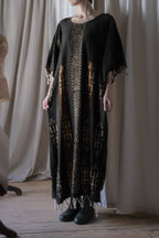 Vintage Mexican Oaxana Embroidered Dress