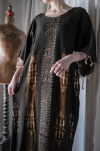 Vintage Mexican Oaxana Embroidered Dress