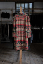1970's Space Age Retro Style Knitted Dress / 古著普普風針織洋裝