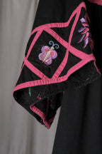 Vintage Mexican Oaxana Embroidered Dress