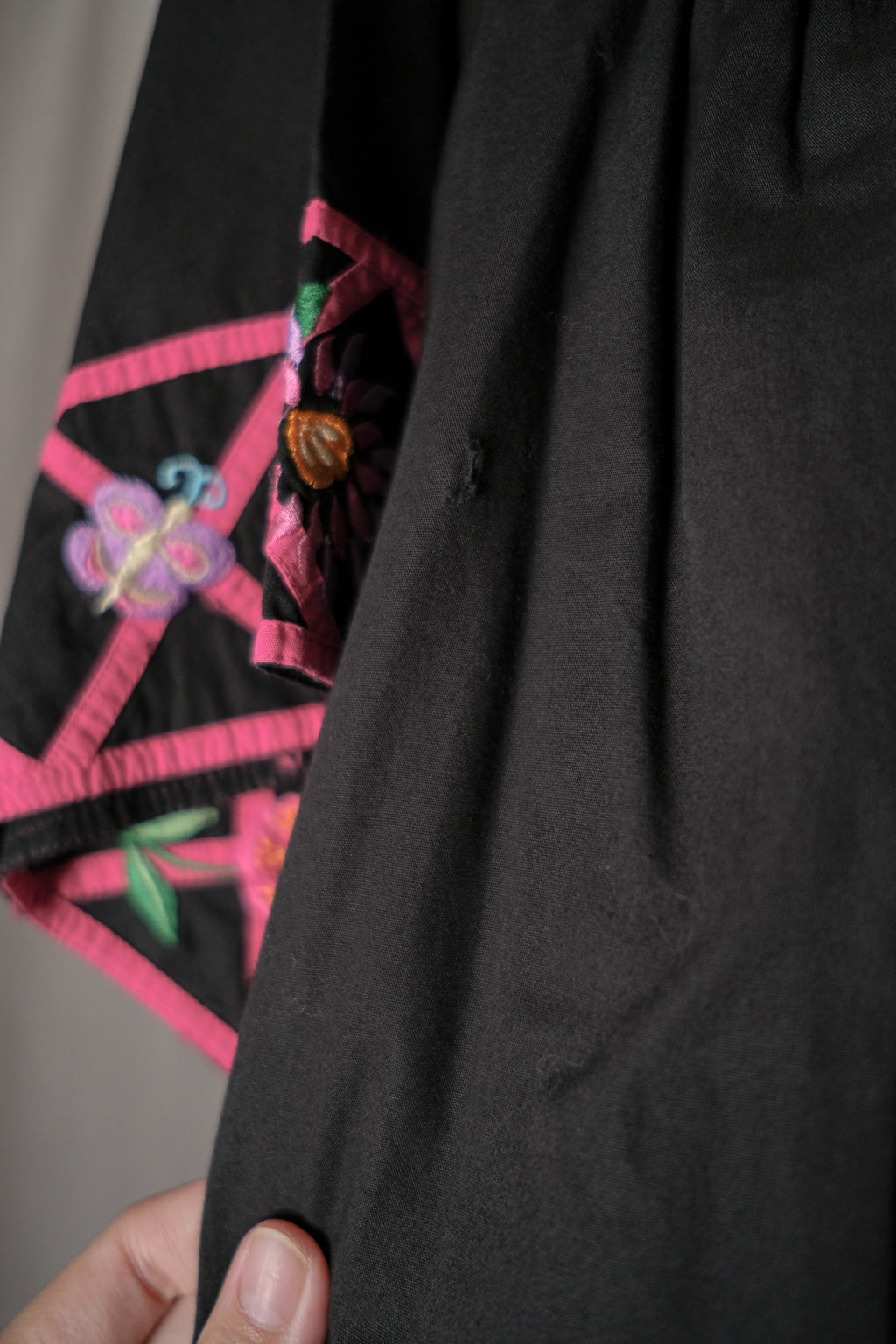 Vintage Mexican Oaxana Embroidered Dress