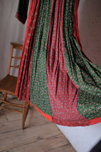1970‘s Afghani Kuchi Style Hand-Embroidered Patchwork Dress / 阿富汗古著手工刺繡拼布洋裝
