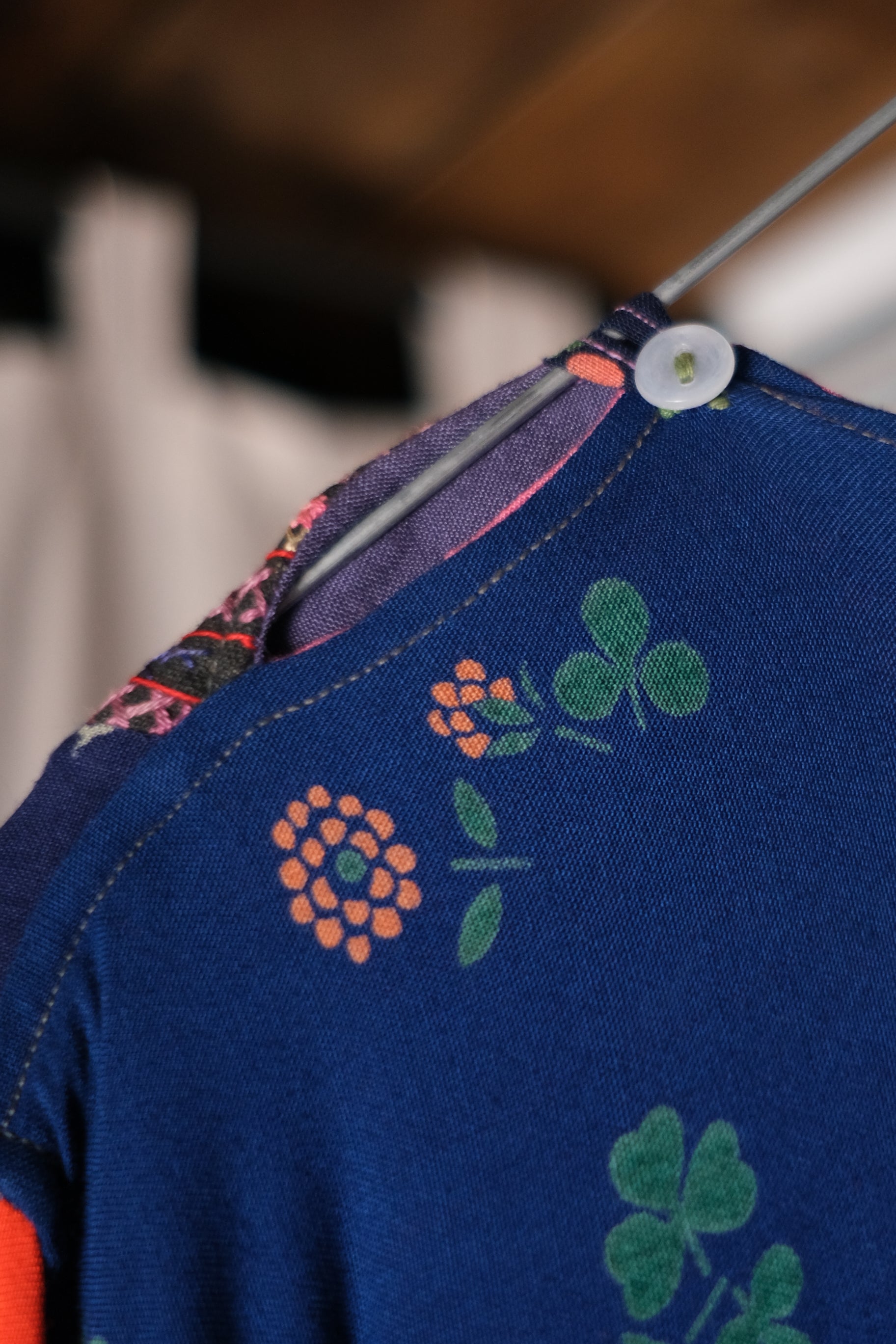1970‘s Afghani Kuchi Style Hand-Embroidered Patchwork Dress / 阿富汗古著手工刺繡拼布洋裝