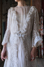 Vintage Mexican Oaxana Embroidered Dress